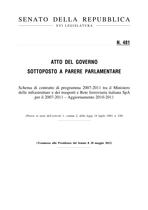 Aggiornamento Contratto di programma RFI 2010-2011