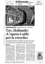TAV - Per Hollande un'opera utile per la crescita