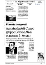 Autostrada Asti-Cuneo: gruppo Gavio e Ativa convocati in Senato