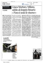 Linea Milano-Mortara: addio al doppio binario