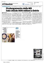 Prolungamento della metropolitana 5 a Monza: Sala chiede 800 milioni a Delrio